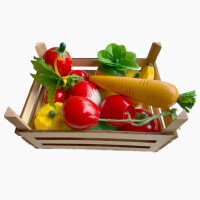 Obst und Gemüse in Kiste